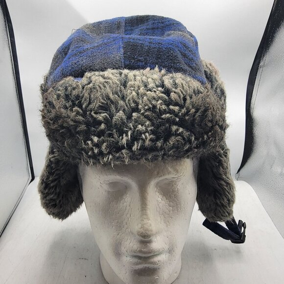 Urban Pipeline Blue Winter Trapper Hat Snow Cold Casual Outdoors